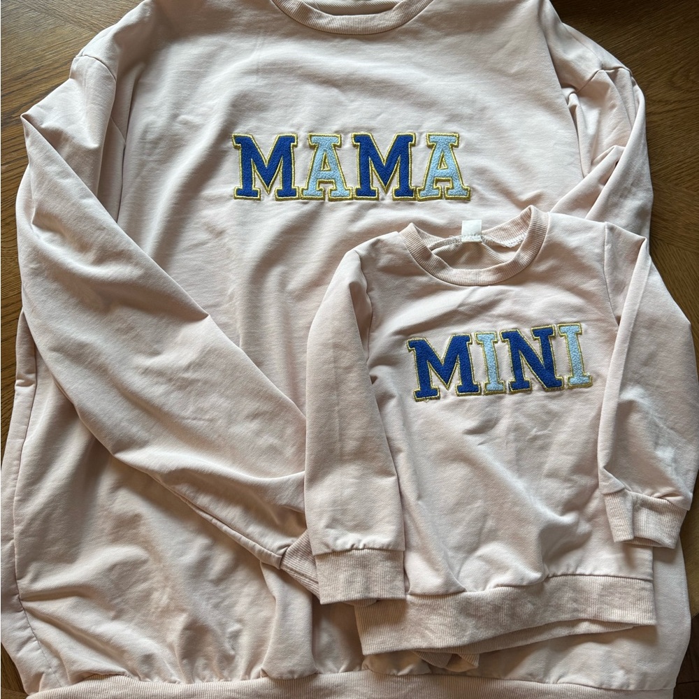 Matching Mama and Mini Sweatshirts